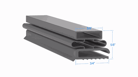 013 by Strivide, Magnetic Gasket 21 1/8 x 21 1/8 Compatible with La Rosa 013
