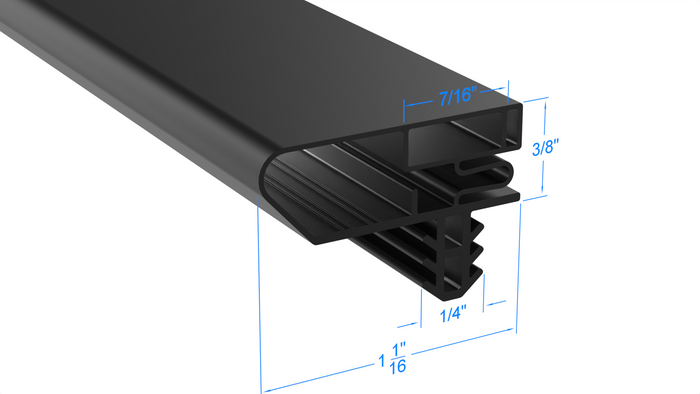 0461957 by Strivide, Magnetic Gasket 29 3/4 x 72 3/4 Compatible with Hussmann 0461957