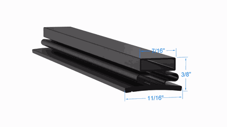13012-P003 by Strivide, Magnetic Gasket 24 5/8 x 61 1/2 Compatible with Ardco Aftermarket 13012-P003