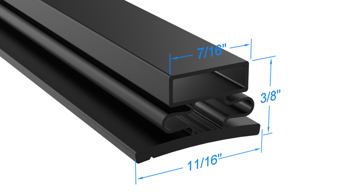 13012-P003 by Strivide, Magnetic Gasket 24 5/8 x 61 1/2 Compatible with Ardco Aftermarket 13012-P003