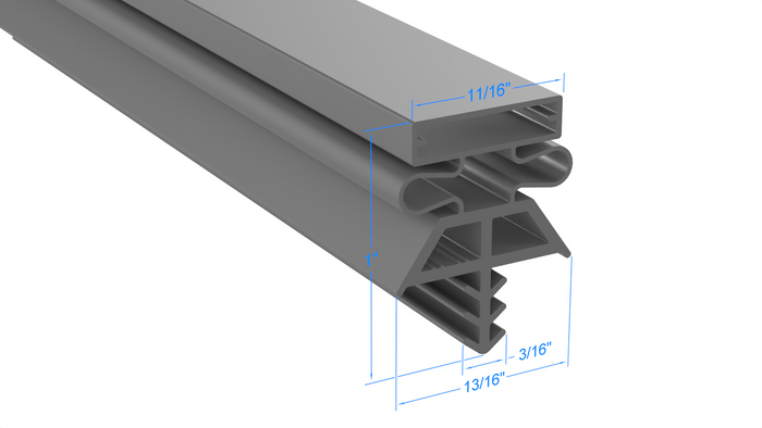 22525-1075 by Strivide, Magnetic Gasket 36 x 78 Compatible with Vollrath 22525-1075