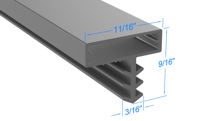 25567-1075, 255671075 by Strivide, Magnetic Gasket 36 1/4 x 78 Compatible with Kolpak 25567-1075, 255671075