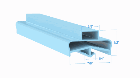 28-7-8×53-1-2 by Strivide, Magnetic Gasket 9 1/2 x 24 7/8 Compatible with Delfield 28-7-8×53-1-2