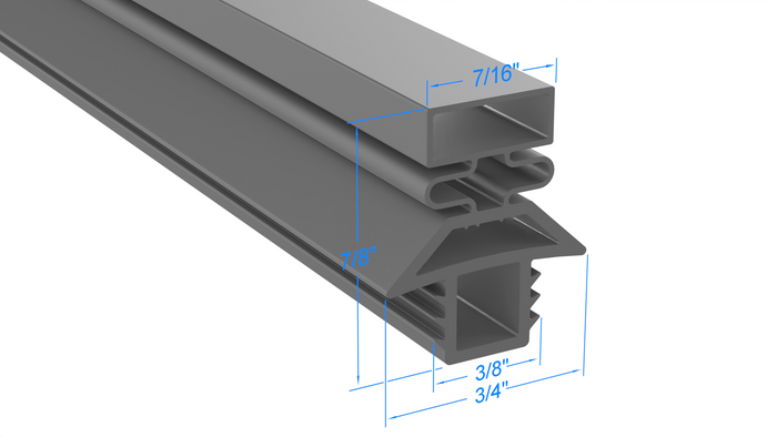 341-38232-00 by Strivide, Magnetic Gasket 20 5/8 x 29 1/2 Compatible with Traulsen 341-38232-00