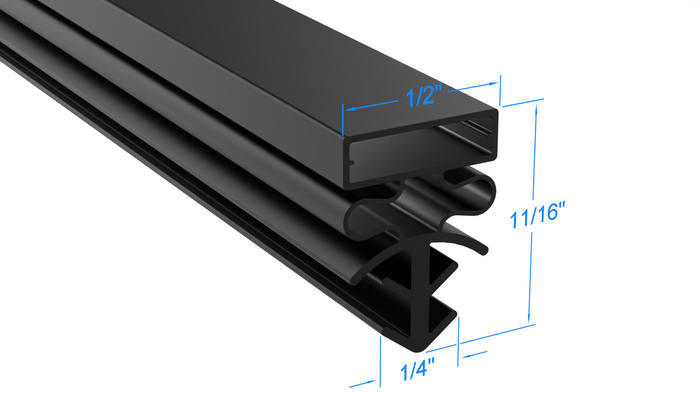 341-40448-02 by Strivide, Magnetic Gasket 22 3/4 x 59 3/4 Compatible with Traulsen 341-40448-02