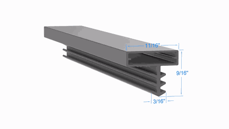 37-0063684 by Strivide, Magnetic Gasket 37 7/8 x 84 1/8 Compatible with Master-Bilt 37-0063684