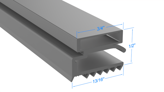 418-130-105-200 by Strivide, Magnetic Gasket 16 1/8 x 22 1/8 Compatible with Traulsen 418-130-105-200