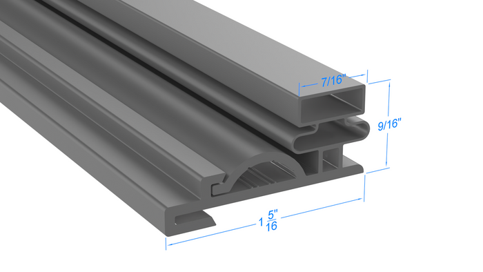 50615803 by Strivide, Magnetic Gasket 25 3/8 x 57 1/2 Compatible with Victory 50615803