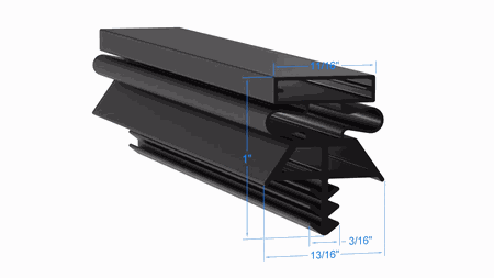 531262565 by Strivide, Magnetic Gasket 26 1/4 x 32 1/4 Compatible with Kolpak 531262565