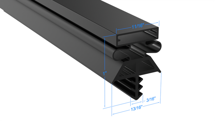 535321075 by Strivide, Magnetic Gasket 38 1/2 x 84 1/4 Compatible with Kolpak 535321075