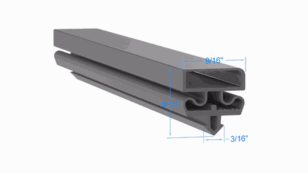 5595BCD3-KIT by Strivide, Magnetic Gasket 35 3/4 x 79 1/2 Compatible with Styleline 5595BCD3-KIT