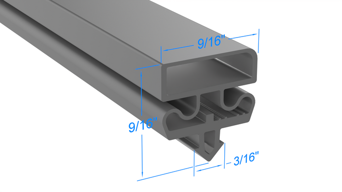 5595BCS1 by Strivide, Magnetic Gasket 23 x 54 Compatible with Styleline 5595BCS1