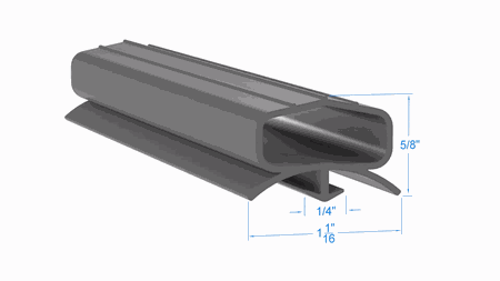 65-089 by Strivide, Magnetic Gasket 35 x 79 Compatible with Vulcan-Hart 65-089