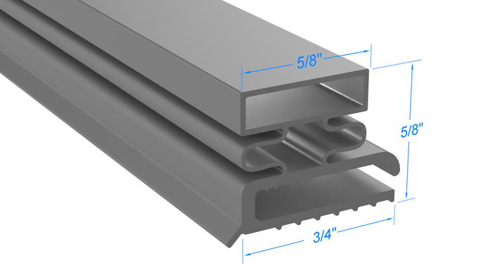 75541-1 by Strivide, Magnetic Gasket 23 7/8 x 65 3/4 Compatible with Vulcan-Hart 75541-1