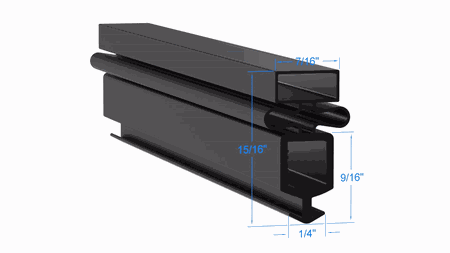 810803 by Strivide, Magnetic Gasket 25 5/8 x 54 1/8 Compatible with True 810803