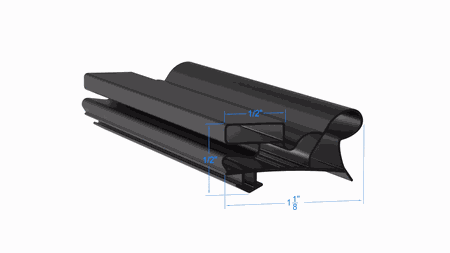 8616BSG1 by Strivide, Magnetic Gasket 29 3/8 x 65 13/16 Compatible with Styleline 8616BSG1
