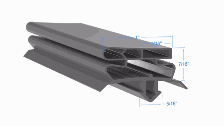 934755 by Strivide, Magnetic Gasket 26 1/4 x 28 Compatible with True 934755