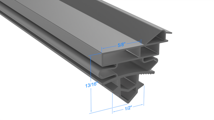 980682 by Strivide, Magnetic Gasket 22 3/4 x 59 3/4 Compatible with True 980682