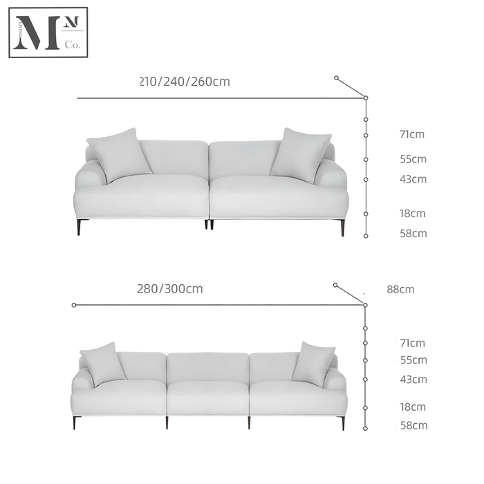 Light Grey / 3 Seater (210x88X71)