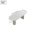 ATENZ Modern Sintered Stone Dining Table Bench