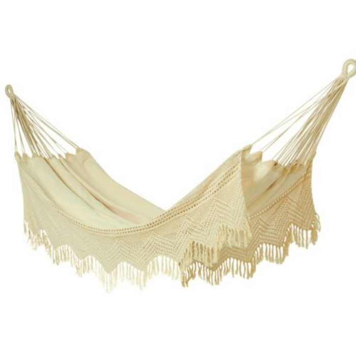 Carmen 100% Cotton Crochet Hammock - Double - Fab Habitat , Hammocks,