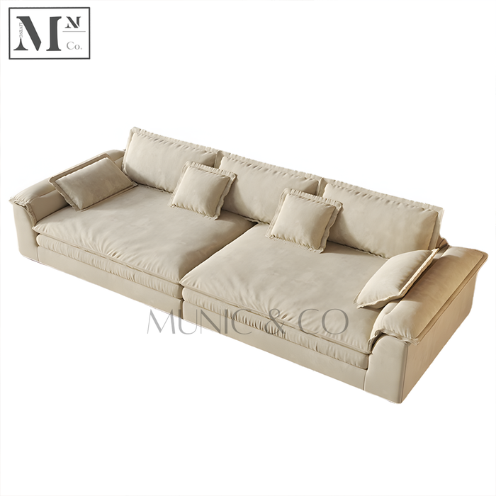 DERVIN Contemporary Fabric Sofa