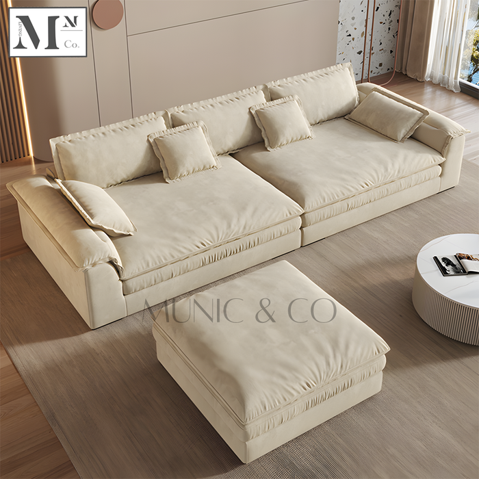 DERVIN Scratch-Resistance Fabric Sofa
