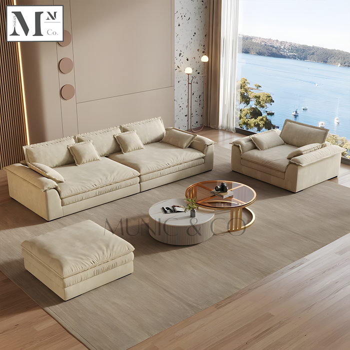 DERVIN Scratch-Resistance Fabric Sofa