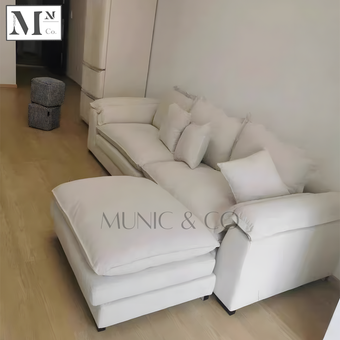 DERVIN Scratch-Resistance Fabric Sofa