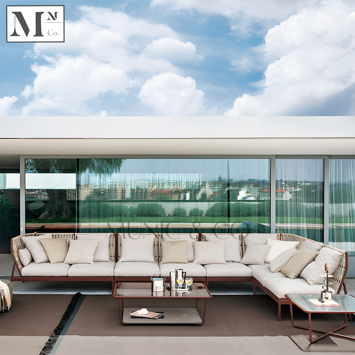 EDISON Outdoor Sofa in Rope Weave