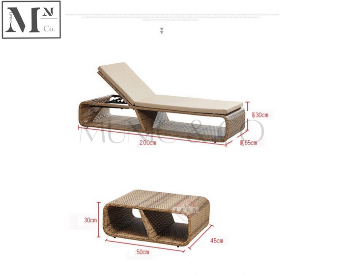 FABIANO Outdoor Lounge Sofa in PE Rattan Weave