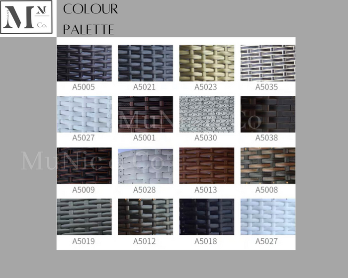 FOGLIA  Outdoor Lounge Sofa in PE Rattan Weave