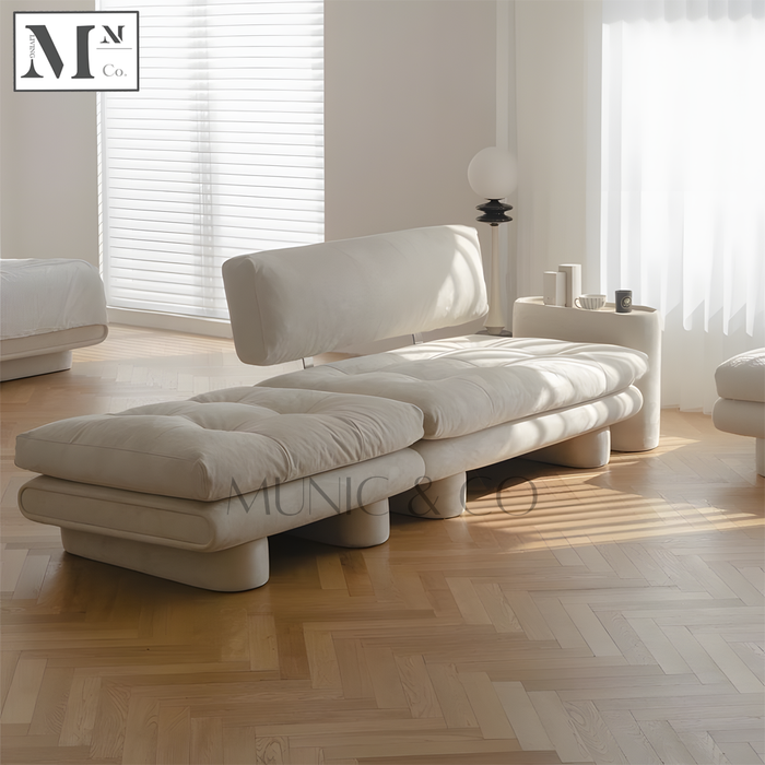 GRUNDEL Contemporary Sofa in Scratch Resistance Fabric