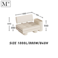 GRUNDEL Contemporary Sofa in Scratch Resistance Fabric