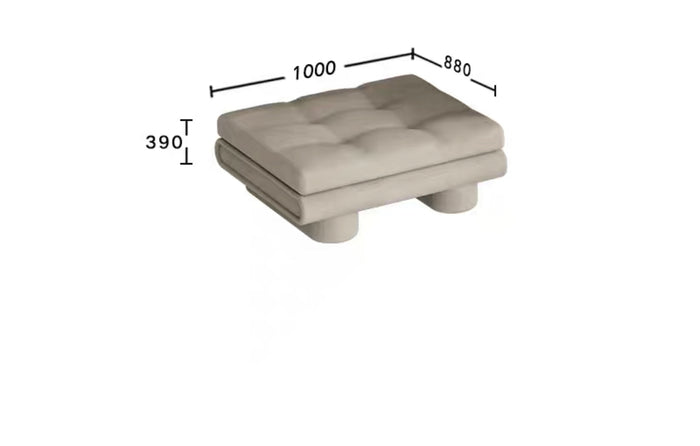 GRUNDEL Contemporary Sofa in Scratch Resistance Fabric