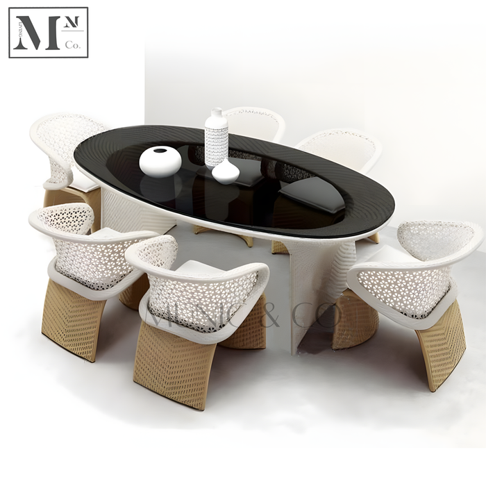 HAYLEY Outdoor and Indoor Dining Set