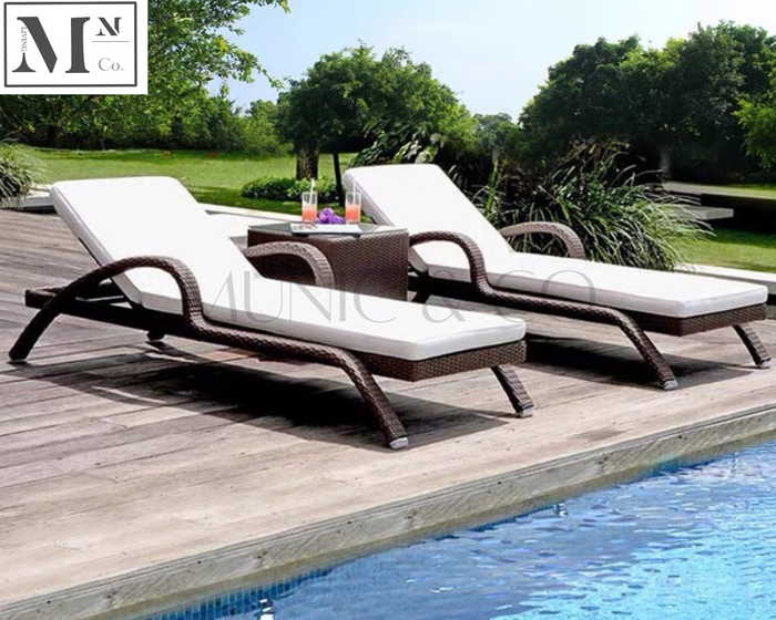 HOMZ Outdoor Lounge Sofa in PE Rattan Weave