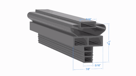 IN GSK0116 by Strivide, Magnetic Gasket 25 7/8 x 25 7/8 Compatible with Randell IN GSK0116