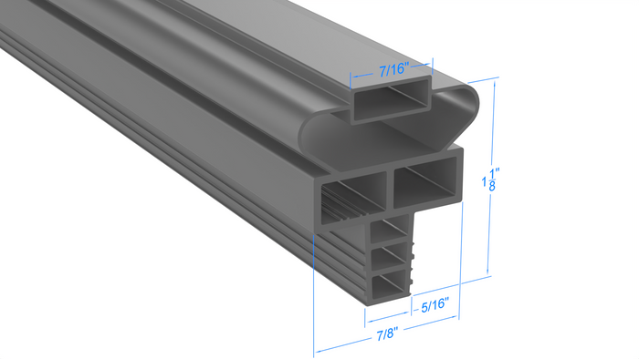 IN GSK0116 by Strivide, Magnetic Gasket 25 7/8 x 25 7/8 Compatible with Randell IN GSK0116
