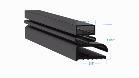 IN GSK135 by Strivide, Magnetic Gasket 12 1/8 x 21 1/4 Compatible with Randell IN GSK135