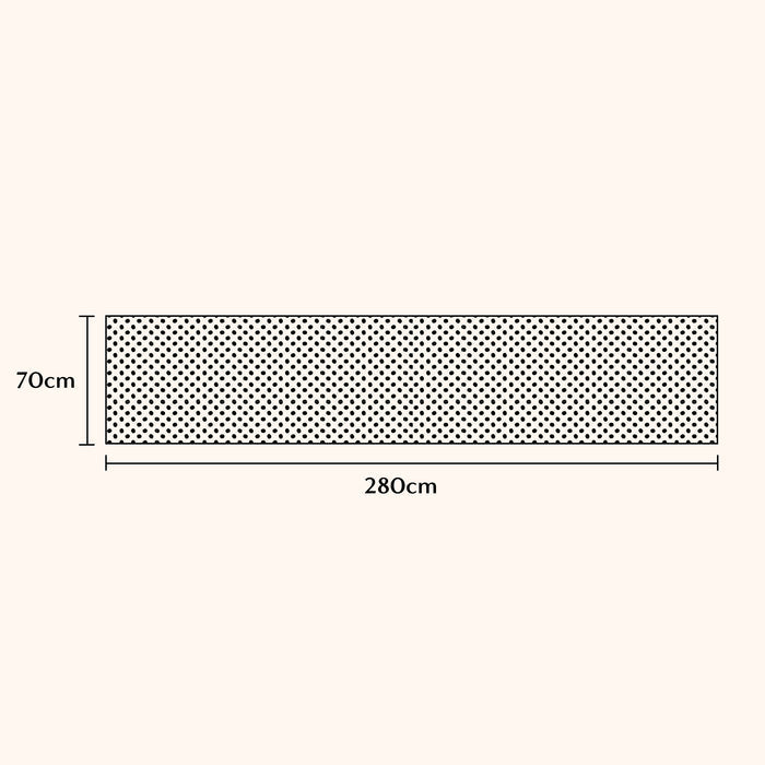 Ivory Anti Slip Rug Underlay (70 cm x 280 cm) - Fab Habitat , Rug Underlay,