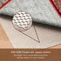 Ivory Non Slip Rug Underlay (200 cm x 300 cm) - Fab Habitat , Rug Underlay,