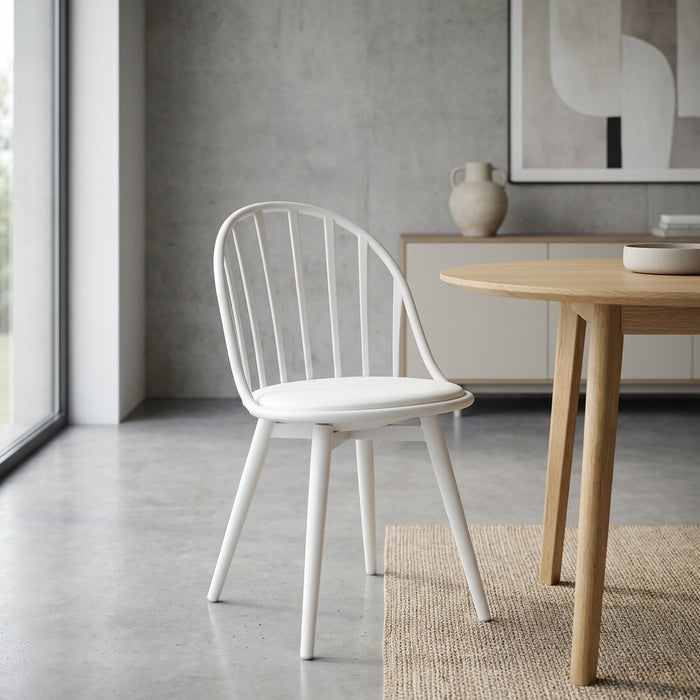 Jiri White Dining Chair