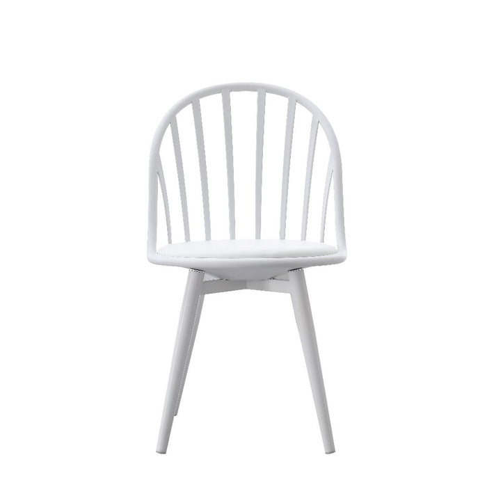 Jiri White Dining Chair - Fab Habitat , Chairs,