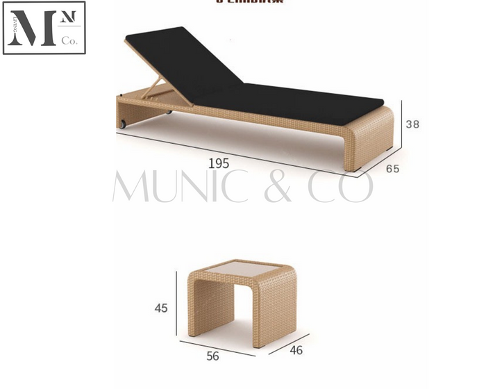 LOUIS Outdoor Lounge Sofa in PE Rattan Weave
