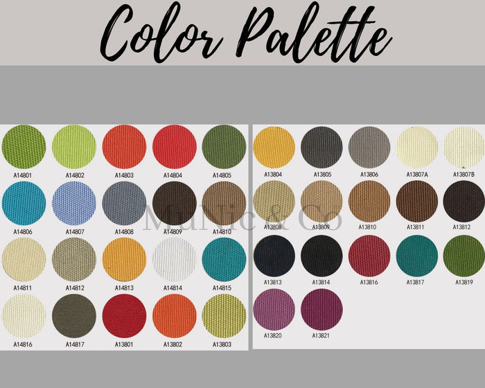Color Customization for Fabric Cushions
