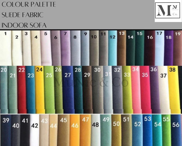 Customised Suede Selection ( Message Us Color Code After Order) / 2 Chairs