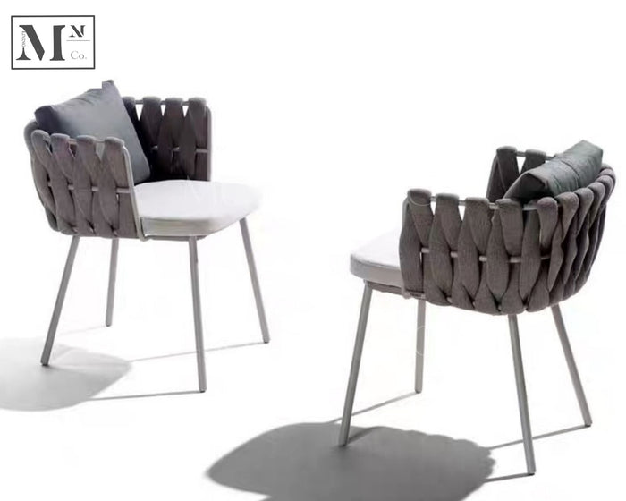 mexa chair. outdoor dining chair. indoor dining chair