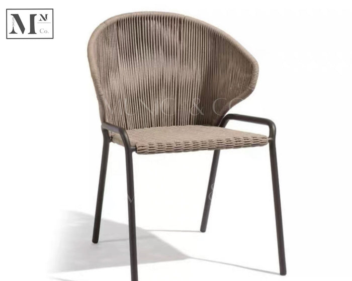 mexa chair. outdoor dining chair. indoor dining chair