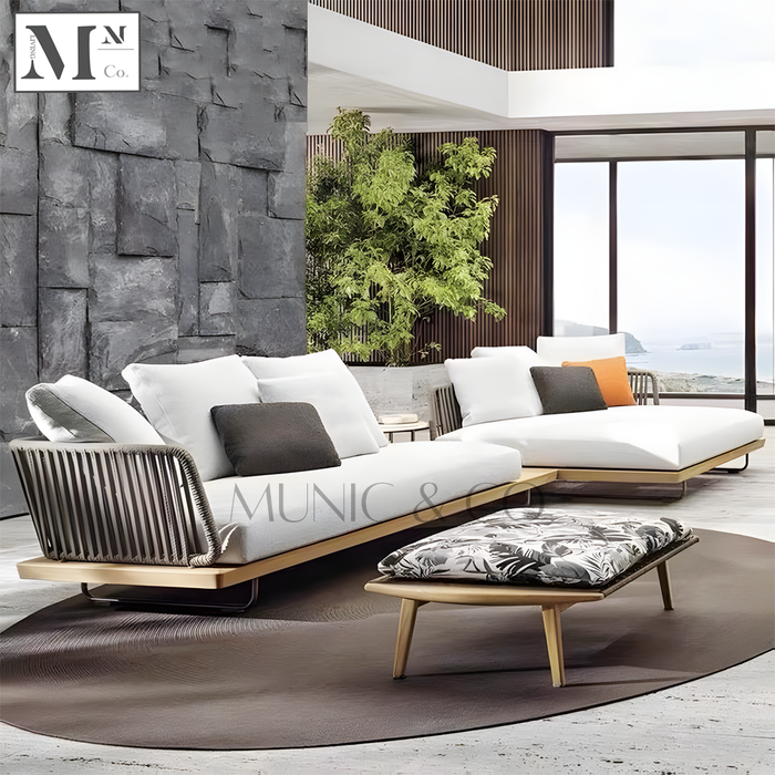 MEYER Outdoor Sofa in Rope Weave